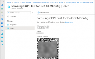Managing Samsung DeX with Microsoft Endpoint Manager