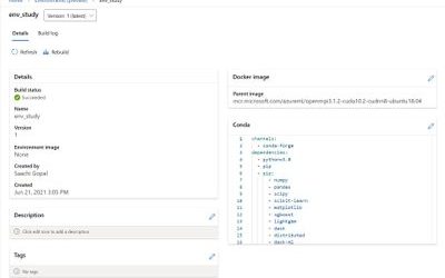 Improved Environments Experience in Azure Machine Learning for Training and Inference