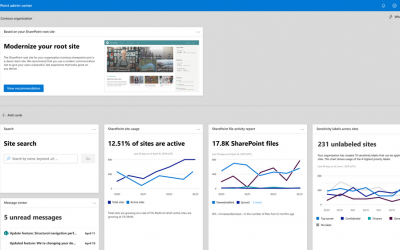 New updates to the SharePoint admin center in Microsoft 365