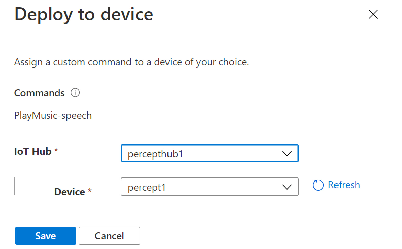 AzurePerceptStudio-DeployCOmmand