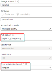 Partition Stream Analytics output and query it with serverless Synapse SQL