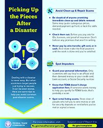 How to spot, stop, and report post-disaster scams