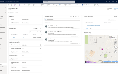 Dynamics 365 Intelligent Order Management enables fulfillment optimization and supply chain resiliency