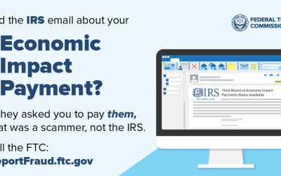 Scammers are sending fake IRS emails about Economic Impact Payments