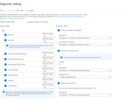 Figure 3: Admin experience for identity protection diagnostic settings