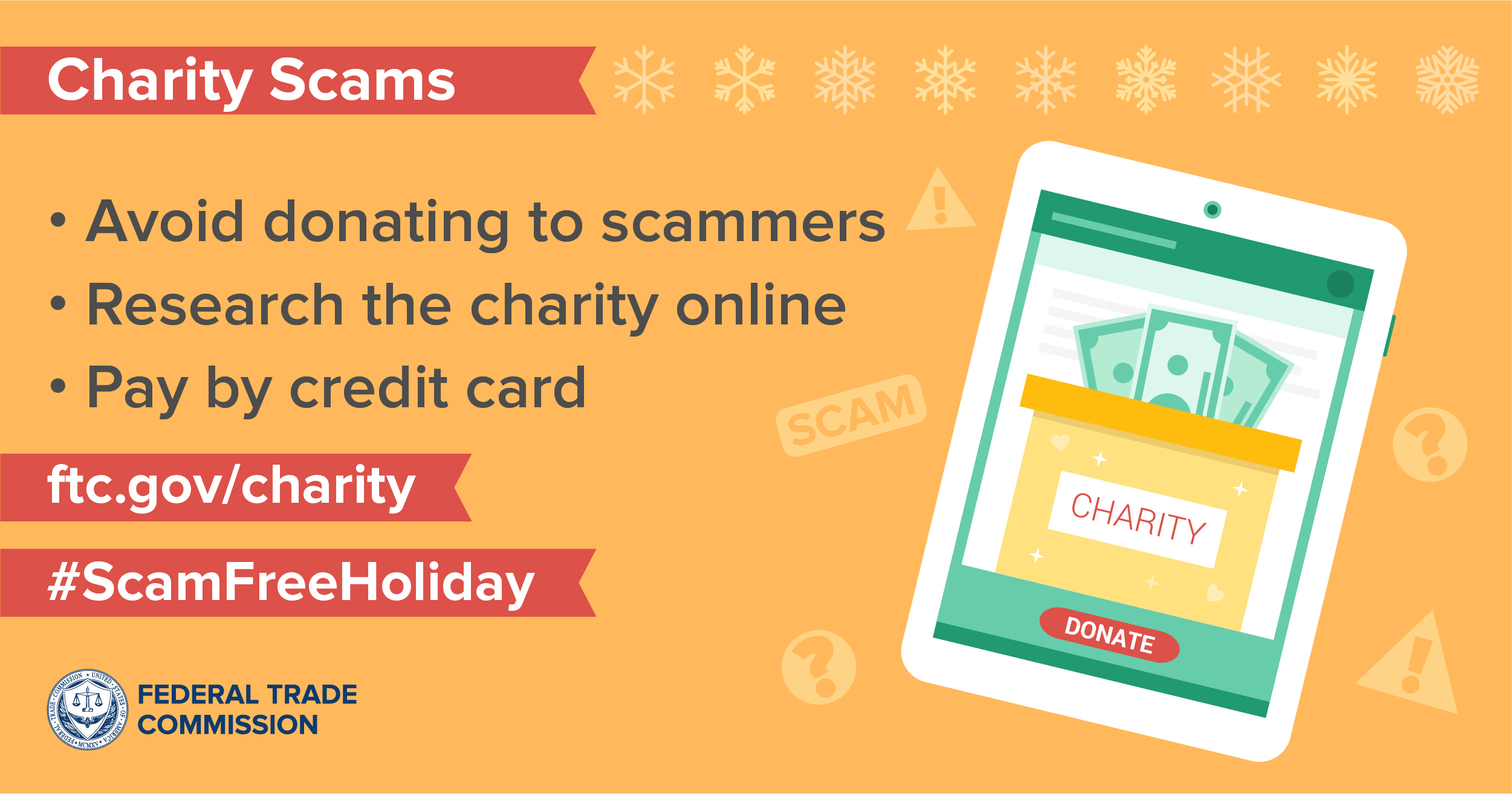 Avoid charity fraudt. www.ftc.gov/charity