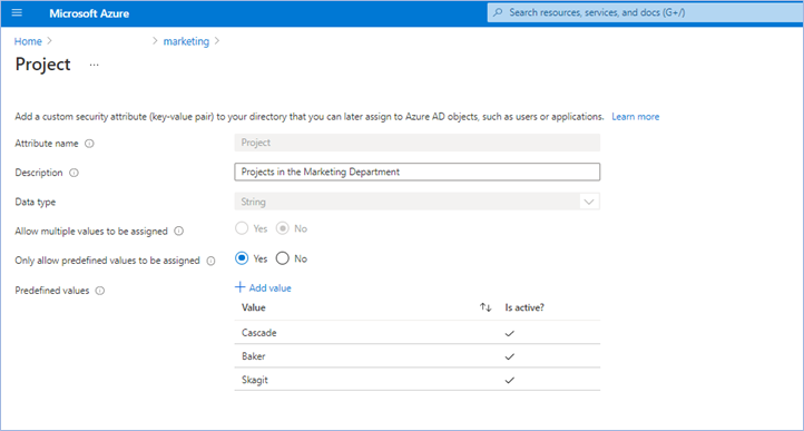 Introducing Azure AD custom security attributes