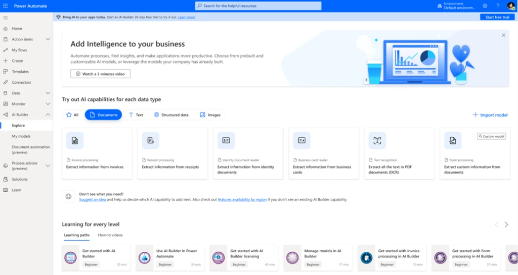 Convert data into 3D assets using Dynamics 365 Guides, AI Builder, and Power Automate