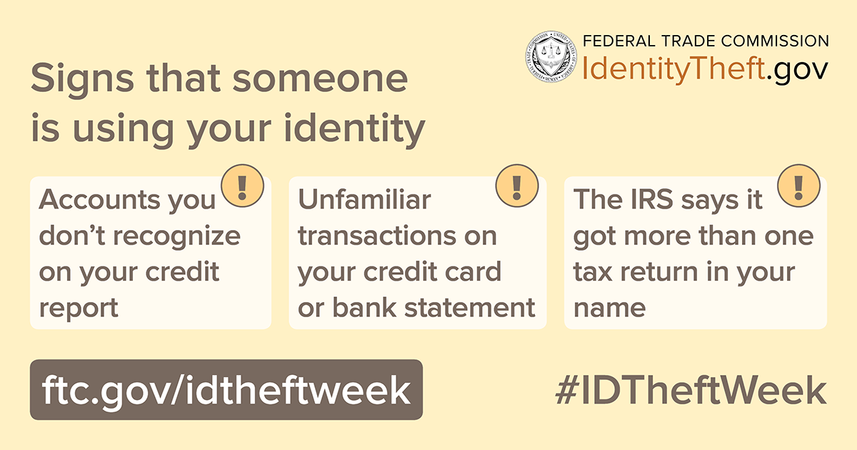 Identity Theft Awareness Week 2022