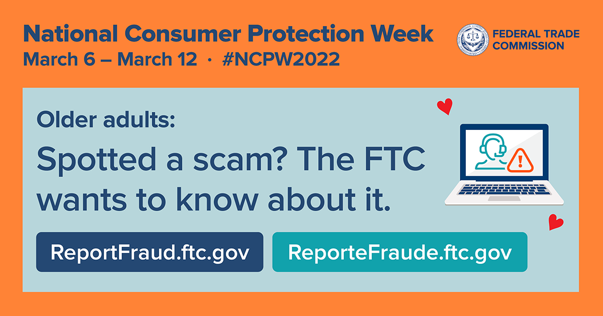 National Consumer Protection Week March 6 - March 12, 2022