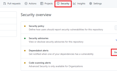 Descubra vulnerabilidades e automatize a atualização de dependências com GitHub Dependabot