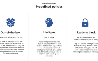 Introducing predefined policies in app governance