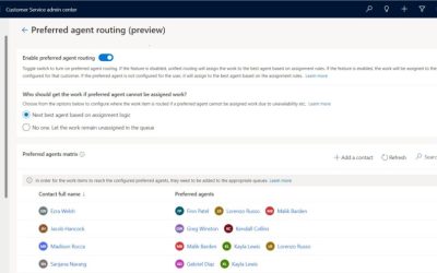 Use preferred agent routing to create lifelong customer relationships