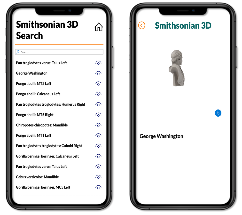 Smithsonian 3D Search UI