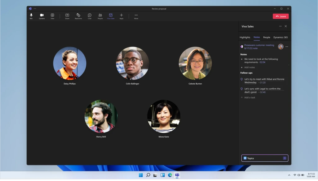 Bringing more intelligence to sales teams with Dynamics 365