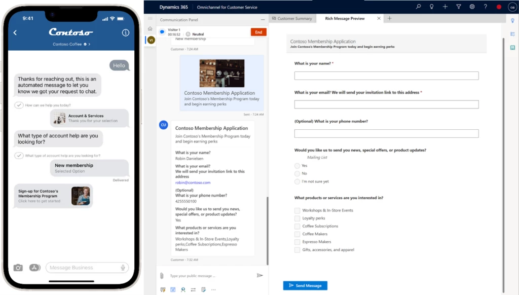Apple Messages for Business channel added to Dynamics 365 Customer Service