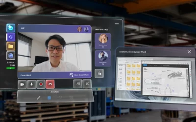 Holographic Microsoft Teams features empower hybrid collaboration in the industrial metaverse