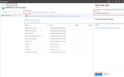 How to mass deploy Dynamics 365 Warehouse Management – Mobile App