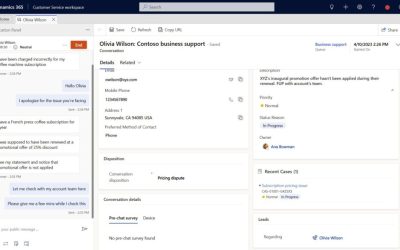 Customize the conversation table for your business needs