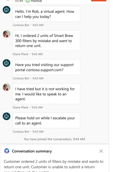 Accelerate support ramp-ups, handoffs, and wrap-ups with Copilot summarization 