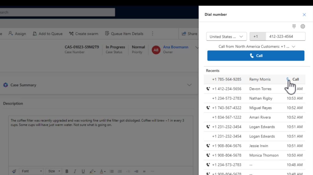 Try the new outbound dialing experience in Dynamics 365 Customer Service 