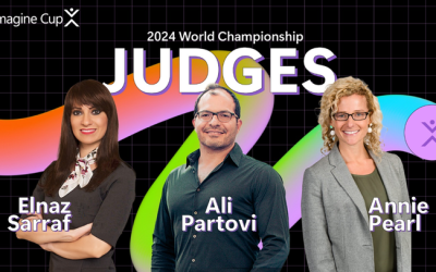 Introducing the 2024 Imagine Cup World Championship Judges!