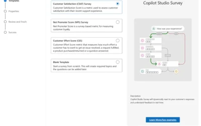 Unlock the Microsoft Copilot Studio-powered customer survey