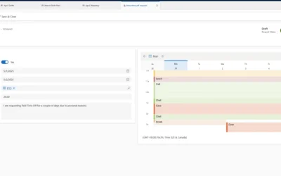 Manage time-off requests with Dynamics 365 Contact Center 