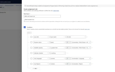 Improve contact center operations with shift-based routing