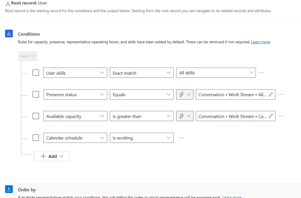 Use least active routing on messaging channels