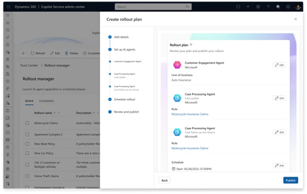 Dynamics 365 Agent hub, pillar 2: Create rollout plan
