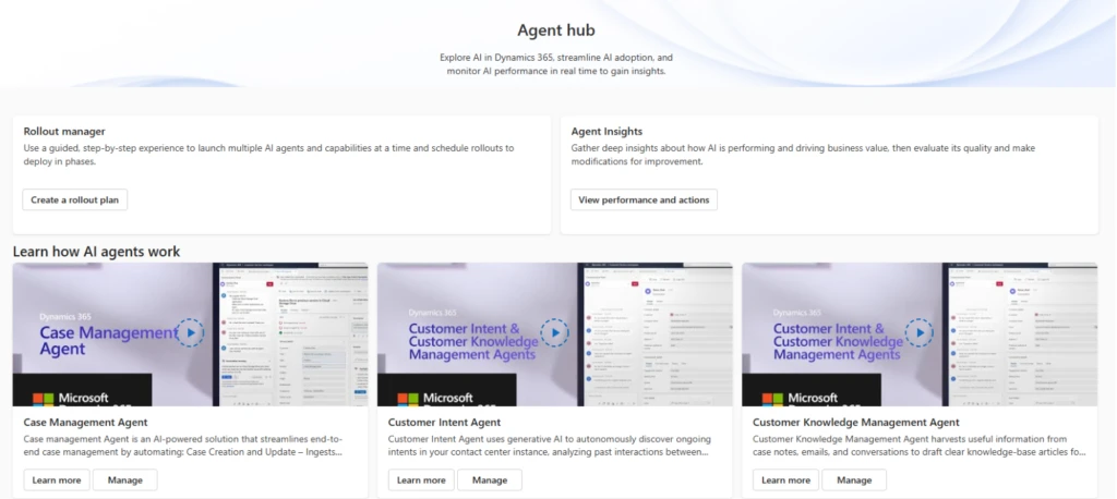 Safe, transparent, measurable AI adoption with Agent hub